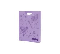 ergobag Contenitore per quaderni DIN A4 con maniglia per più ordine nello zaino, trasparente e stabile Fee - Viola