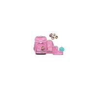 ergobag cubo Bundle Set AW25/26, zaino scolastico ergonomico classico 6 pezzi prima elementare Magic CloudBear - Pink