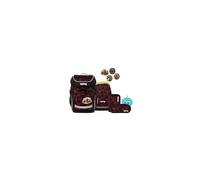 ergobag cubo Bundle Set AW25/26, zaino scolastico ergonomico classico 6 pezzi prima elementare UnstoppBearable - Nero