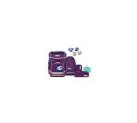 ergobag cubo light Bundle Set AW25/26, zaino scolastico ergonomico, extra leggero, set da 6 pezzi, 860 g Pearl DiveBear - Lilla