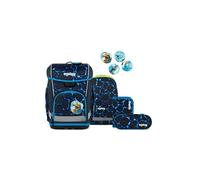 ergobag cubo light set zaino scolastico ergonomico, extra leggero, set da 5 pezzi, 860 g