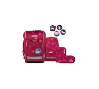 ergobag cubo light set zaino scolastico ergonomico, extra leggero, set da 5 pezzi, 860 g