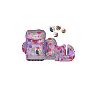 Ergobag Cubo Light Set di borse per la scuola rosso