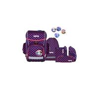 ergobag cubo light set zaino scolastico ergonomico, superleggero, set da 5 pezzi, 780 g