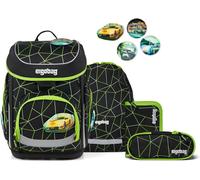 Ergobag CUBO SET zaino sacca portapenne Ergonomico Eco Resistente Racebear