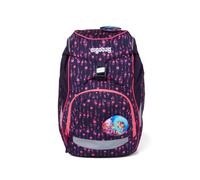 ergobag prime zaino scolastico elementare per bambini, idrorepellente, ergonomico, 20 litro, 1100g Bearmuda Square - Lilla