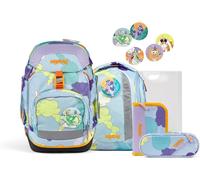 Ergobag Ergonomico SET 6 PEZZI portapenne zaino borsa astuccio Eco cartoons