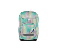 ergobag flex zaino per la scuola elementare, flessibile, ergonomico, leggero, 23 litri, per bambine e bambini Magic BubbleBear - Mint