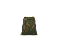 ergobag Prime Gym Bag practica Sacca Sportiva, 11 litro, può Essere fissato allo Zaino, con Tasca Frontale ExBeardition - Olive
