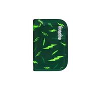 ergobag Astuccio rigido Set da 22 pezzi, matite colorate Lyra, scomparto per orario, scomparto per monete, righello Beartastic - Verde