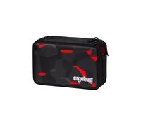 ergobag Lyra - Set di 40 matite colorate e feltro, con scomparto per monete, righello, forbici TaekBärdo - grigio