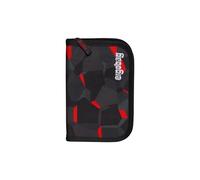 ergobag Lyra TaekBärdo - Set di 22 matite colorate, scomparto per l'orario, scomparto per monete, righello TaekBärdo - grigio