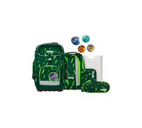 ergobag maxi set Set 6-teilig, ergonomischer Schulrucksack, Schulranzen, Grundschule, ideal für große Kinder ab der 1. Klasse