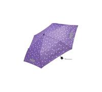 ergobag Ombrello da cartella per bambini, ultraleggero e piccolo con tasca, Ø90 cm PonyBearadise - Lavanda
