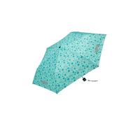 ergobag Ombrello da cartella per bambini, ultraleggero e piccolo con tasca, Ø90 cm HorsedreamBear - Turchese