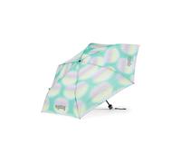 ergobag Ombrello Ombrello da cartella per bambini, ultraleggero e piccolo con tasca, Ø90 cm Magic BubbleBear - Mint