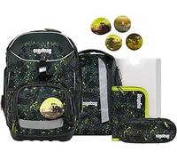 Ergobag PACK SET zaino portapenne Ergonomico Eco Resistente Acqua Sporco Harvest