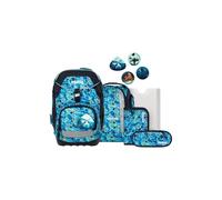 ergobag pack set zaino scolastico ergonomico, zainetto scuola flessibile 6 pezzi prima elementare