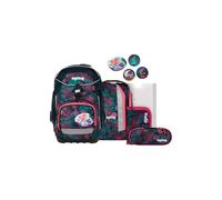 ergobag pack set zaino scolastico ergonomico, zainetto scuola flessibile 6 pezzi prima elementare