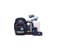 ergobag pack set zaino scolastico ergonomico, zainetto scuola flessibile 6 pezzi prima elementare