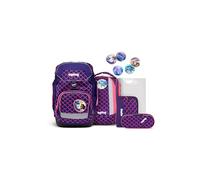 ergobag pack set zaino scolastico ergonomico, zainetto scuola flessibile 6 pezzi prima elementare