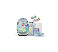 ergobag pack set zaino scolastico ergonomico, zainetto scuola flessibile 6 pezzi prima elementare