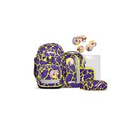 ergobag pack set zaino scolastico ergonomico, zainetto scuola flessibile 6 pezzi prima elementare