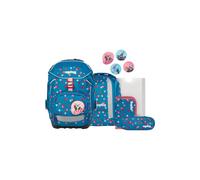 ergobag pack set zaino scolastico ergonomico, zainetto scuola flessibile 6 pezzi prima elementare
