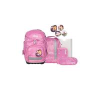 ergobag pack set zaino ergonomico per la scuola flessibile 6 pezzi prima elementare Magic CloudBear - Pink