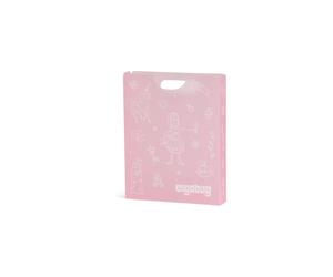 ergobag Portadocumenti per cartelle, trasparente e stabile, motivo principessa, colore: rosa