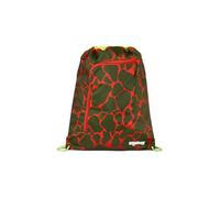 ergobag Prime School Bag practica Sacca Sportiva, 11 litro, può Essere fissato allo Zaino, con Tasca Frontale Fire DragonBear - Arancione