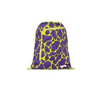 ergobag Prime School Bag practica Sacca Sportiva, 11 litro, può Essere fissato allo Zaino, con Tasca Frontale SuperpowerBear - Lilla