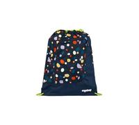 ergobag Prime School Bag practica Sacca Sportiva, 11 litro, può Essere fissato allo Zaino, con Tasca Frontale Mosaic Stone Bear - Blu Scuro