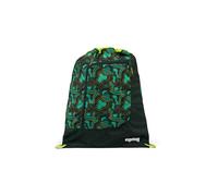 ergobag Prime School Bag practica Sacca Sportiva, 11 litro, può Essere fissato allo Zaino, con Tasca Frontale TriBearatops - Verde Scuro