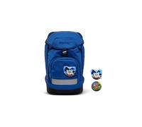 ergobag prime zaino scuola elementare per bambini, impermeabile, ergonomico, 20 litro, 1100g TrollBear - Blu scuro