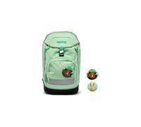 ergobag prime zaino scuola elementare per bambini, impermeabile, ergonomico, 20 litro, 1100g PineBear - Verde