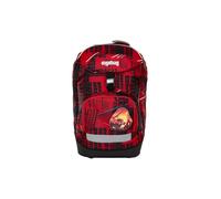 ergobag Prime Zaino Scolastico elementare per Bambini, Idrorepellente, ergonomico, 20 litro, 1100g FireBear - Rosso