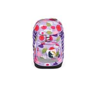 ergobag prime zaino scolastico elementare per bambini, idrorepellente, ergonomico, 20 litro, 1100g Flower PowBear - Lilla