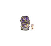 ergobag prime zaino scolastico elementare per bambini, idrorepellente, ergonomico, 20 litro, 1100g SuperpowerBear - Lilla