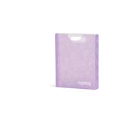 ergobag Scatola portadocumenti DIN A4 con manico per maggiore ordine nella cartella, trasparente e stabile cavalli - viola