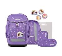 Ergobag Set di borse da viaggio 6 pz. incl. set di velcro rosa