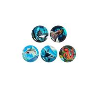 ergobag Set di velcro con motivo mondo a tema, in velcro, per divertimento, personalizzazione, Deep sea diver, colorato