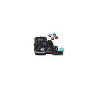 ergobag set zaino scolastico cubo light Bundle Set Super ReflectBear - Nero