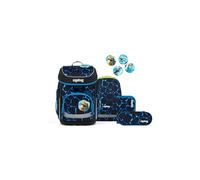 ergobag set zaino scolastico cubo set Bearassic Garden - Azzurro