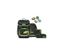 ergobag set zaino scolastico cubo set CyBear Race - Nero