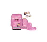 Ergobag Set zaino scolastico CUBO WolkenzauBär 5 pezzi Marrone