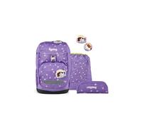 ergobag flex Set zaino per la scuola ergonomico, leggero, 23 litri, per bambine e bambini PonyBearadise - Lavanda