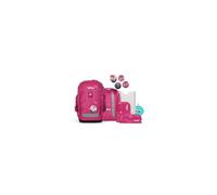 ergobag set zaino scolastico maxi Set Bundle StarlightBear - Pink | Set da 7 pezzi con zaino scolastico ergonomico AW25/26, ideale per bambini di corporatura più grande dalla prima elementare
