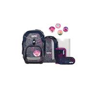 ergobag pack set zaino ergonomico per la scuola flessibile 6 pezzi prima elementare Bearlaxy - Lilla