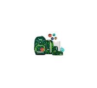 ergobag set zaino scolastico pack Set Bundle Beartastic - Verde